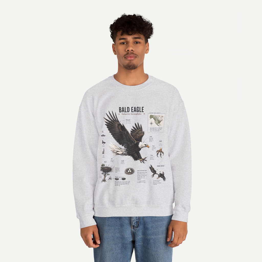 Bald Eagle Anatomy Sweatshirt