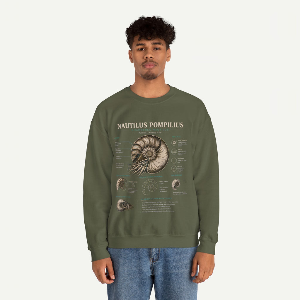 Nautilus Pompilius Anatomy Crewneck Sweatshirt