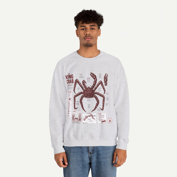 King Crab Anatomy Sweatshirt