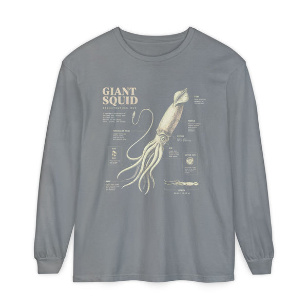 Giant Squid Anatomy Long Sleeve Tee