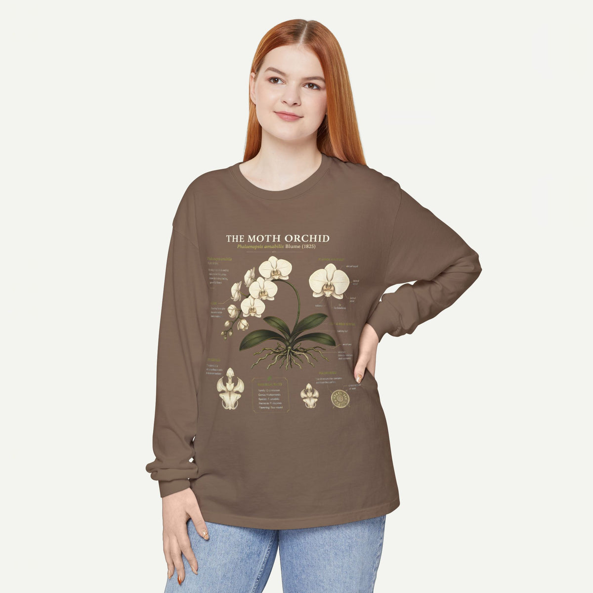 Orchid Anatomy Long Sleeve Tee