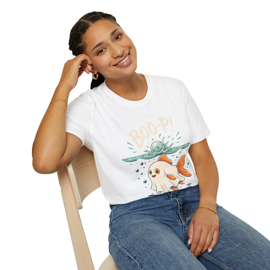 Ghost Fish T-Shirt — Cute Boo-P!Halloween Graphic Tee