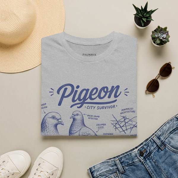 Pigeon Anatomy "City Survivor" T-Shirt — Vintage Bird Tee