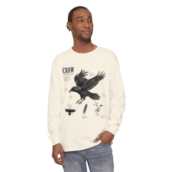 Crow Anatomy Long Sleeve Tee