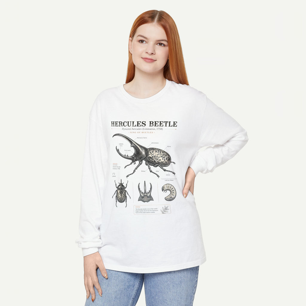 Hercules Beetle Anatomy Long Sleeve Tee