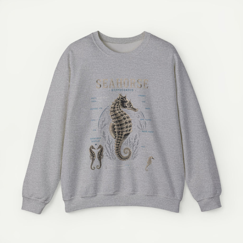Seahorse Anatomy Crewneck Sweatshirt