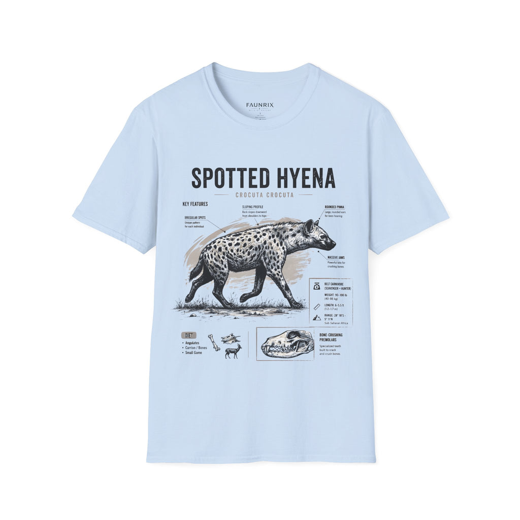 Spotted Hyena Anatomy T-Shirt — Vintage Wildlife Tee
