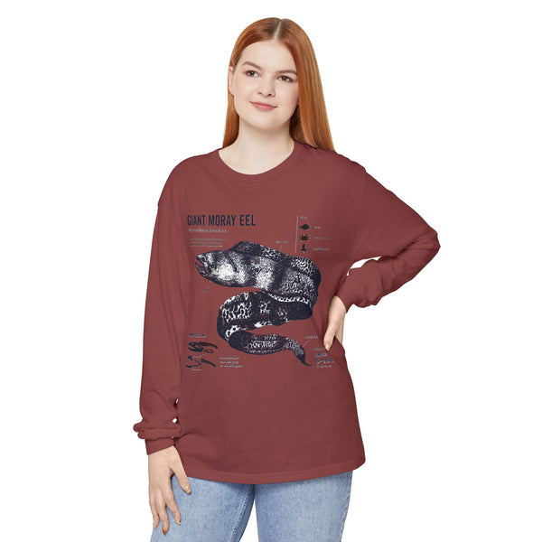 Giant Moray Eel Anatomy Long Sleeve Shirt