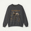 African Lion Anatomy Crewneck Sweatshirt
