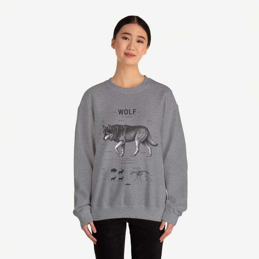 Wolf Anatomy Crewneck Sweatshirt
