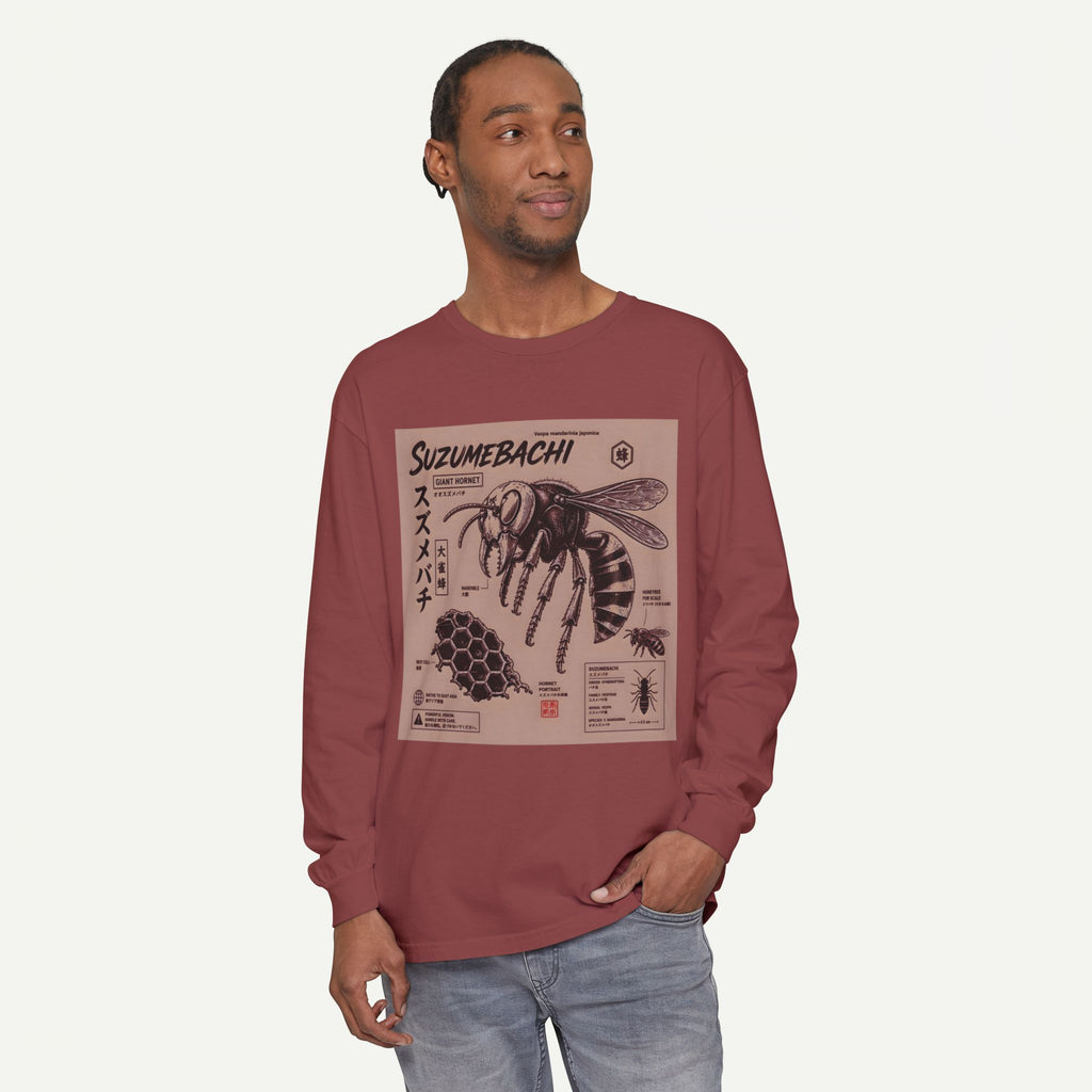 Suzumebachi Hornet Anatomy Long Sleeve Tee