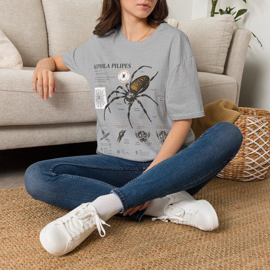 Spider Anatomy T-Shirt — Epephila Pilipis Scientific Illustration Tee