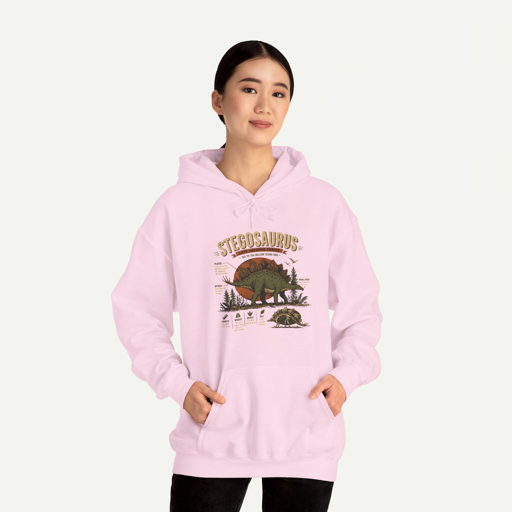 Stegosaurus Vintage Anatomy Hoodie – Retro Dino Nature Sweatshirt