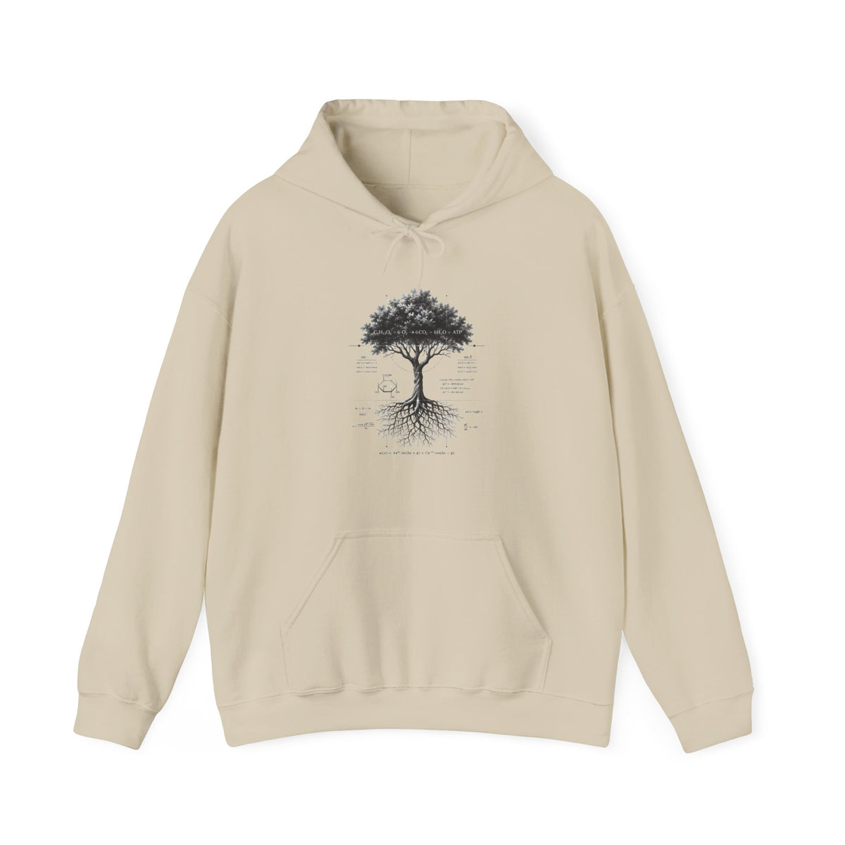 Tree of Life Hoodie — Botanical Diagram Roots & Growth Sweatshirt Main image