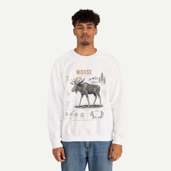 Moose Anatomy  Sweatshirt