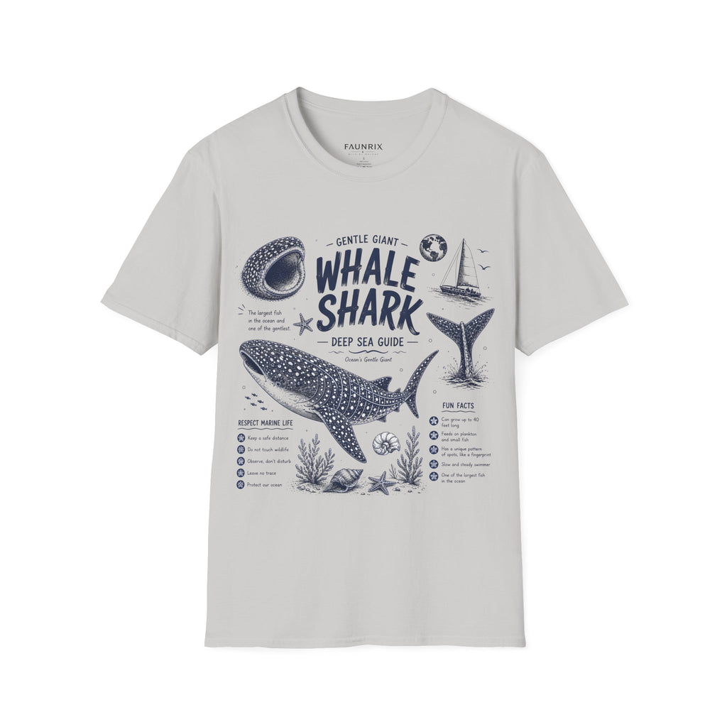 Whale Shark Anatomy T-Shirt — Deep Sea Guide Graphic Tee