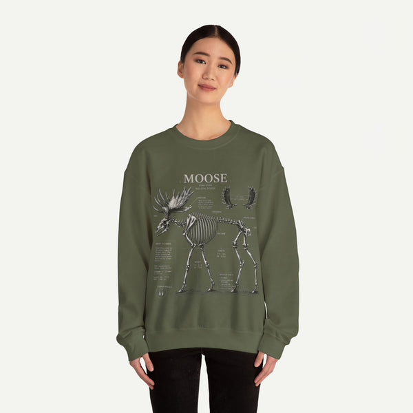 Moose Skeleton Anatomy Sweatshirt