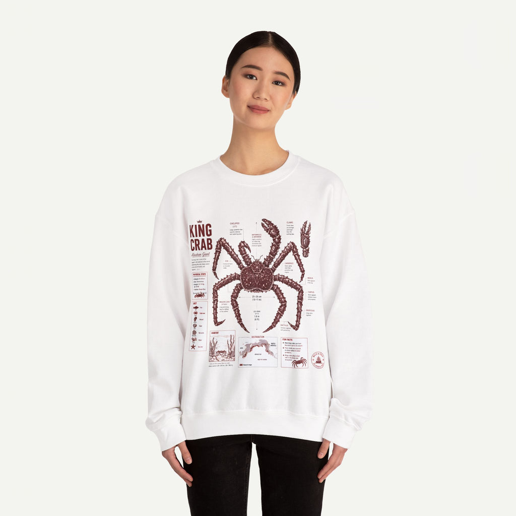 King Crab Anatomy Sweatshirt