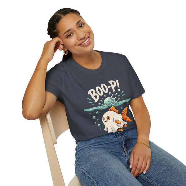 Ghost Fish T-Shirt — Cute Boo-P!Halloween Graphic Tee