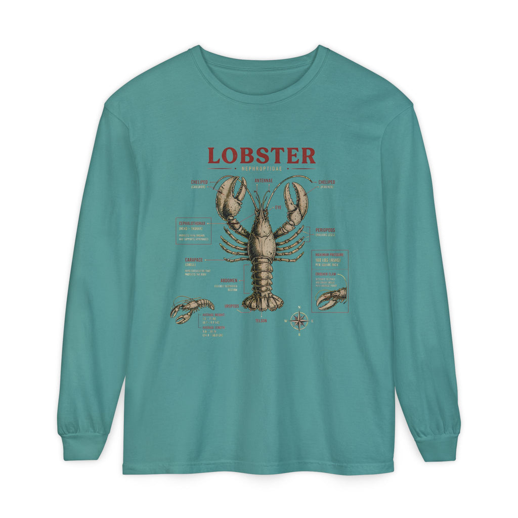 Lobster Anatomy Long Sleeve Tee