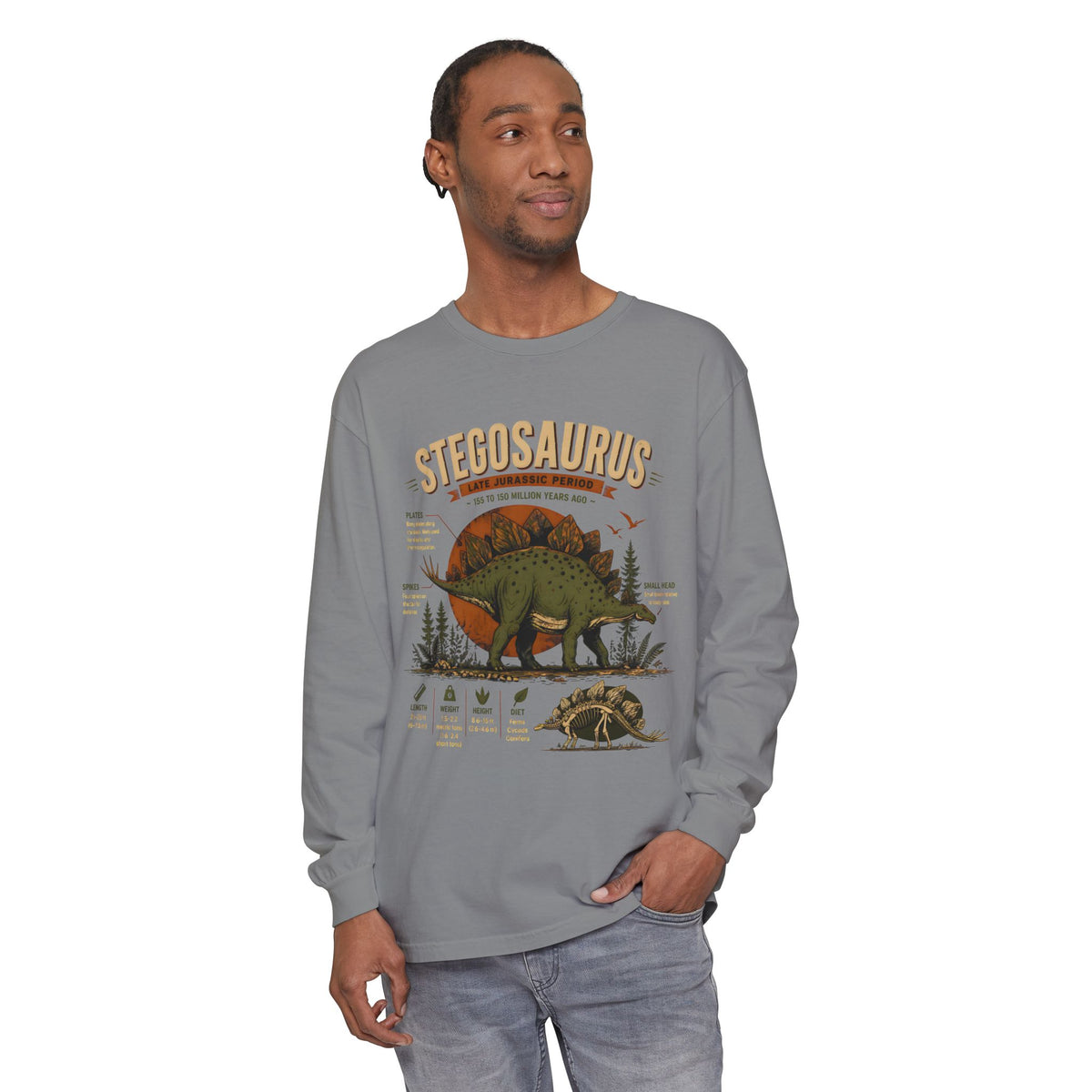 Unisex Garment-dyed Long Sleeve T-Shirt