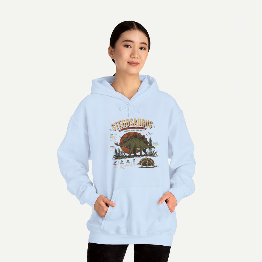 Stegosaurus Vintage Anatomy Hoodie – Retro Dino Nature Sweatshirt