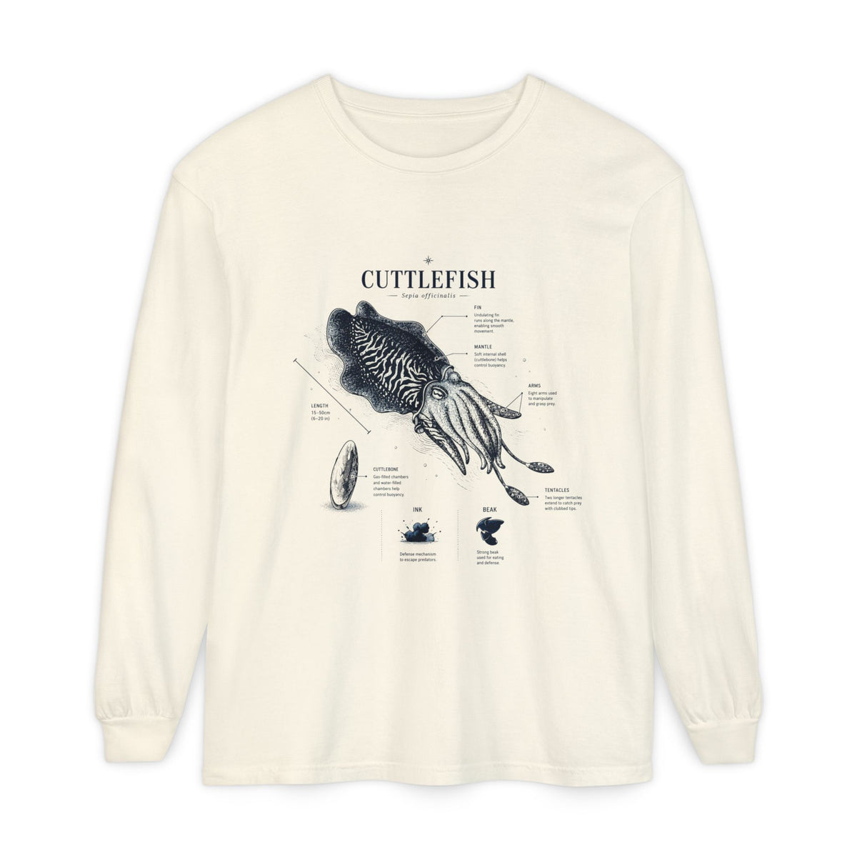 Unisex Garment-dyed Long Sleeve T-Shirt