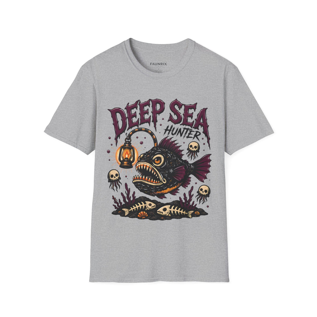 Deep Sea Hunter T-Shirt — Anglerfish Graphic Tee