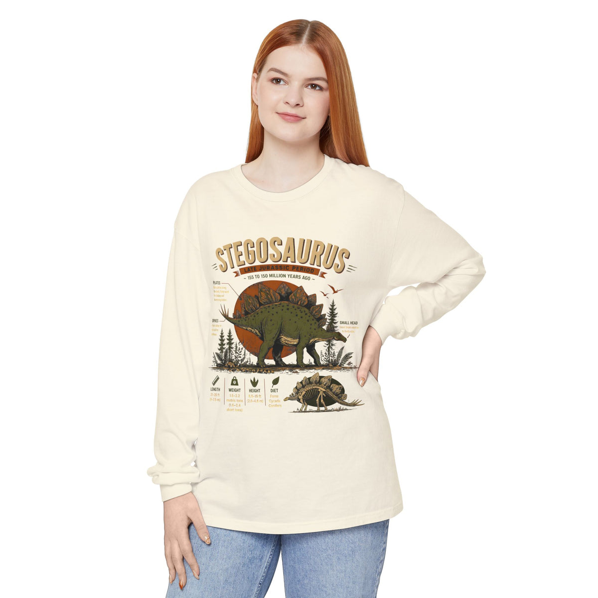 Unisex Garment-dyed Long Sleeve T-Shirt