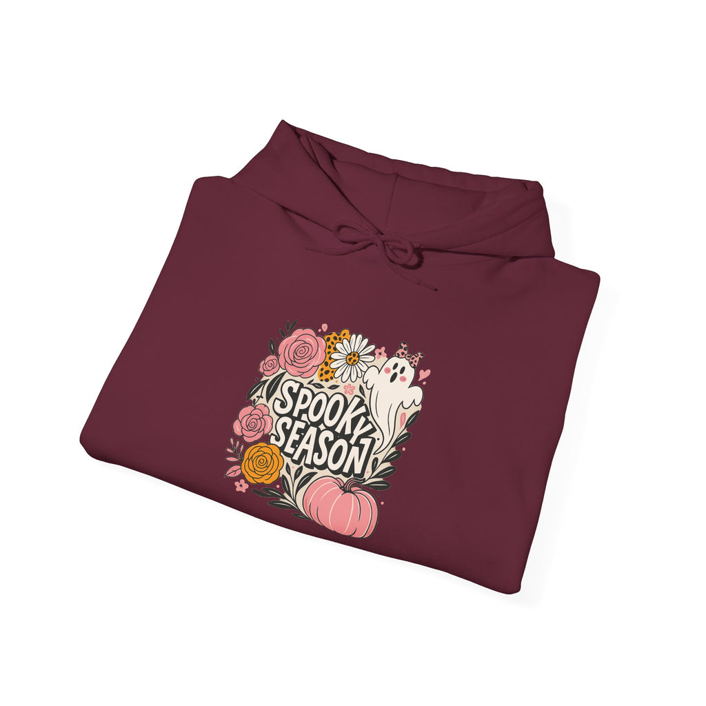 Spook Season Floral Pumpkin Hoodie