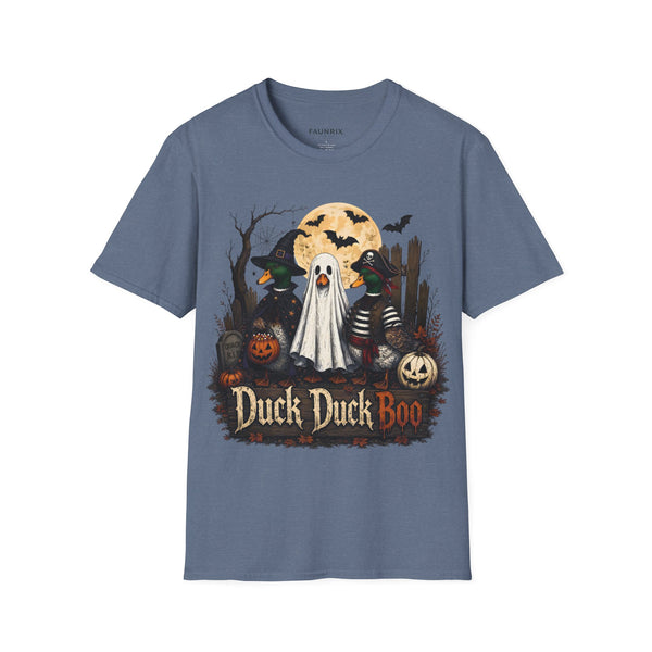 Duck Duck BOO! Halloween T-Shirt — Cute Spooky Duck Costume Tee