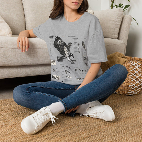 Osprey Anatomy T-Shirt — Vintage Bird Illustration Tee