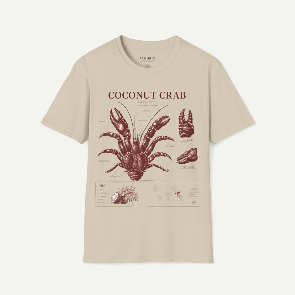 Coconut Crab Anatomy T-Shirt