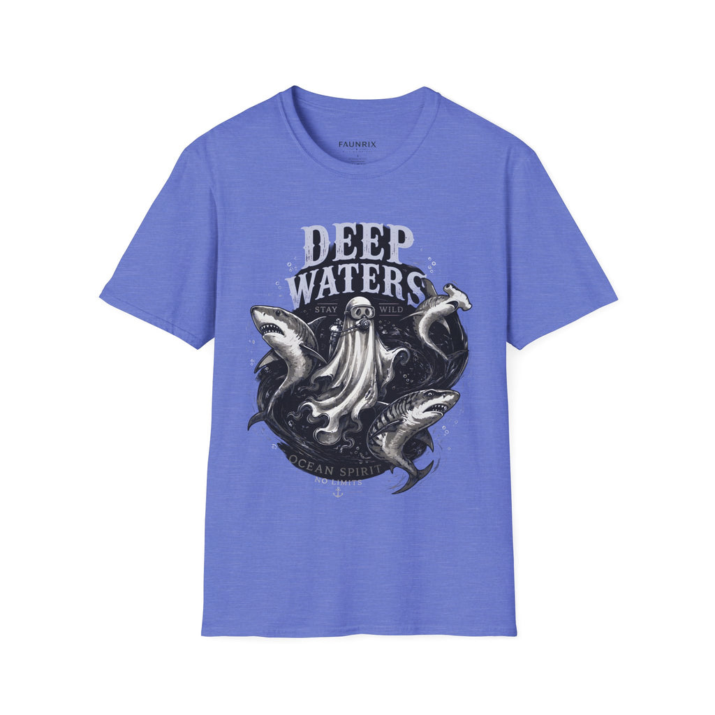 Deep Waters Graphic T-Shirt — ‘Deep Waters’ Ocean Monster Tee