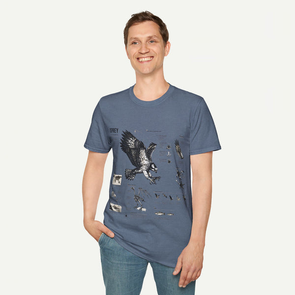 Osprey Anatomy T-Shirt — Vintage Bird Illustration Tee