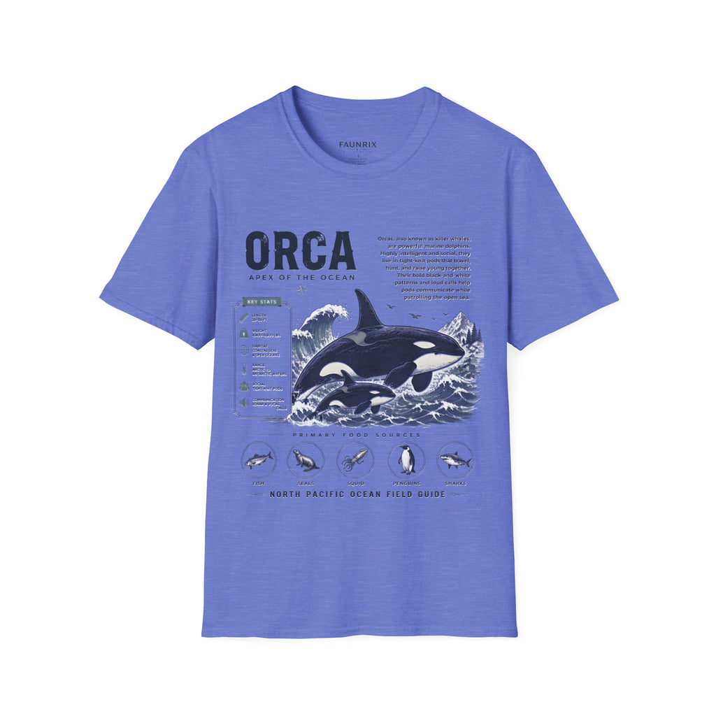 Orca Apex of the Ocean Anatomy T-Shirt – Vintage Marine Whale Illustration Tee