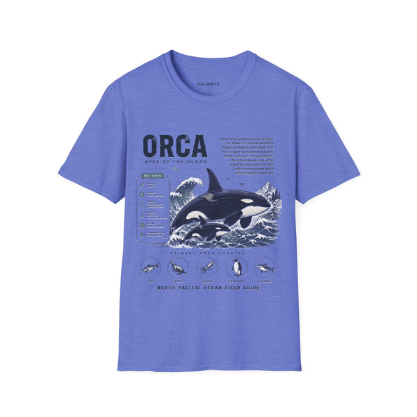 Orca Apex of the Ocean Anatomy T-Shirt – Vintage Marine Whale Illustration Tee