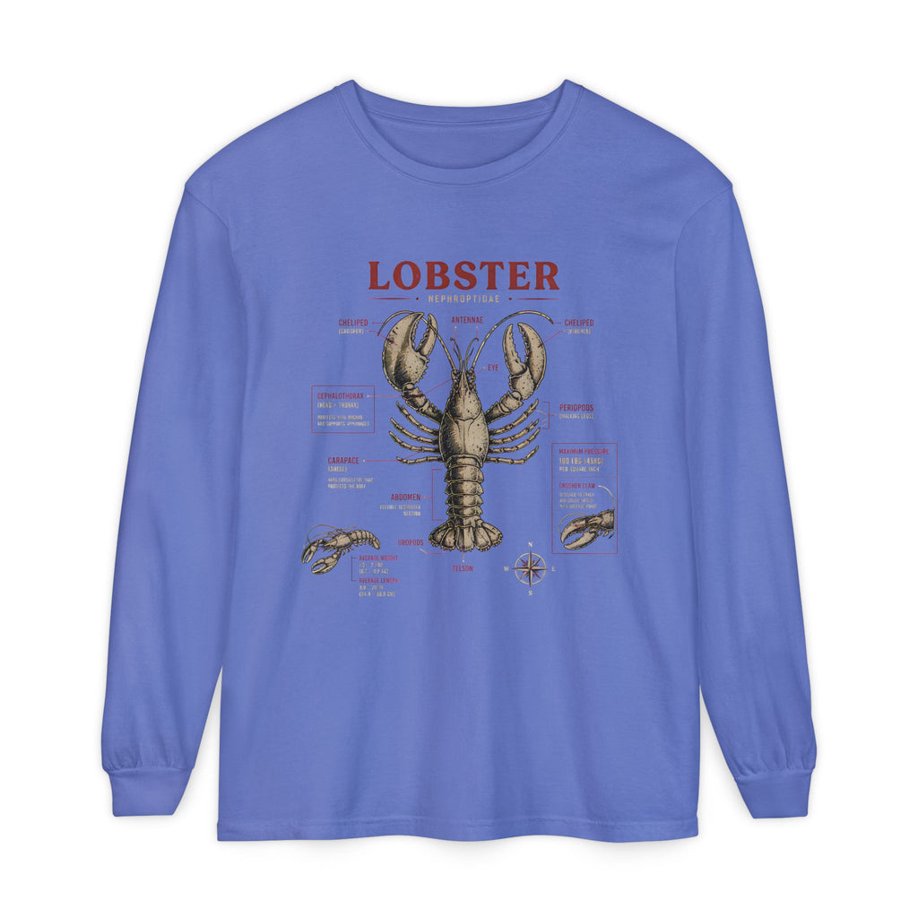 Lobster Anatomy Long Sleeve Tee