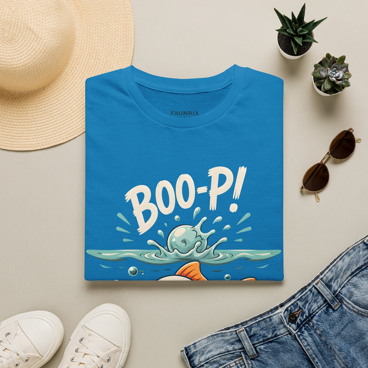 Ghost Fish T-Shirt — Cute Boo-P!Halloween Graphic Tee