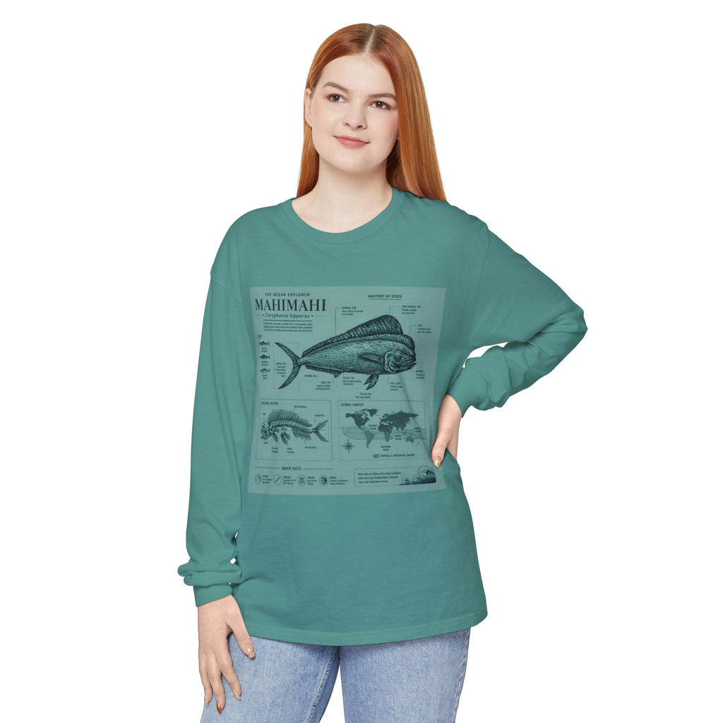Mahimahi Fish Anatomy Long Sleeve Shirt