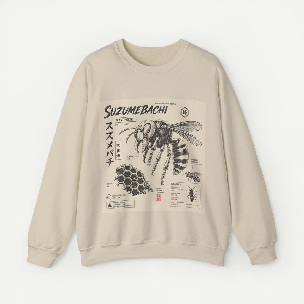 Suzumebachi Hornet Anatomy Crewneck Sweatshirt