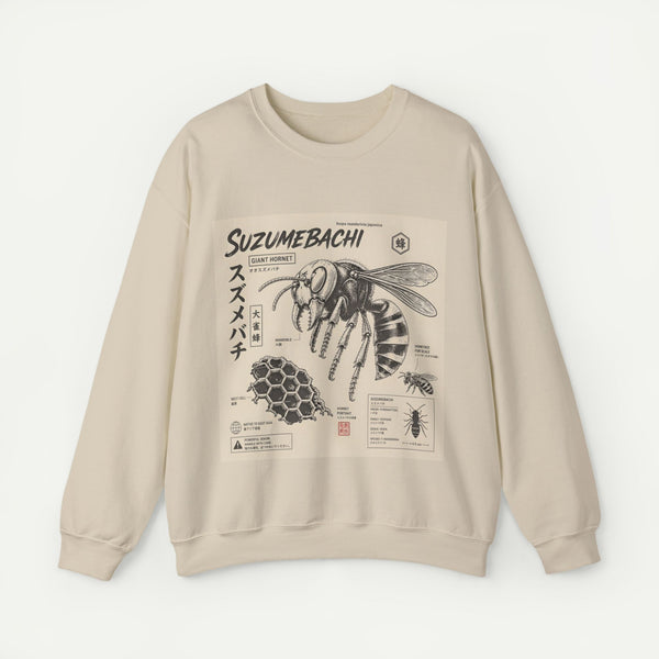 Suzumebachi Hornet Anatomy Crewneck Sweatshirt