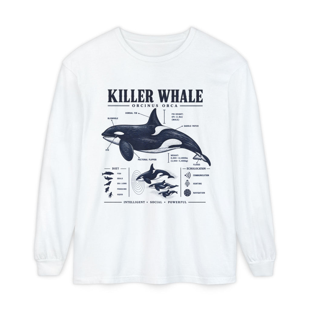 Killer Whale Anatomy Long Sleeve Tee