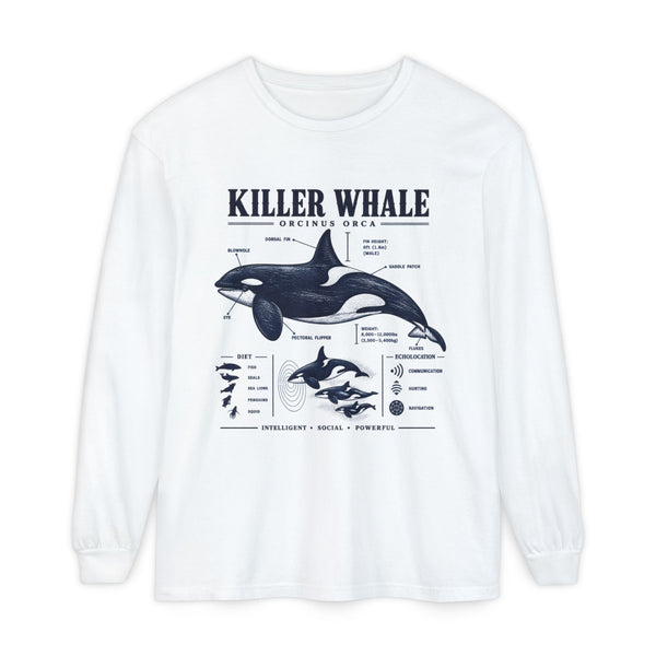 Killer Whale Anatomy Long Sleeve Tee