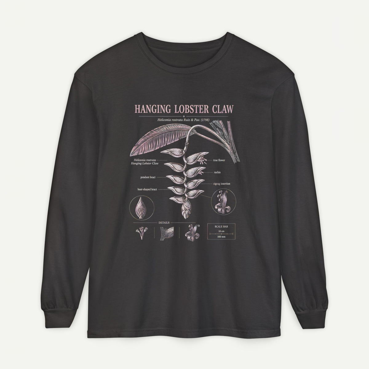 Hanging Lobster Claw Long Sleeve Tee