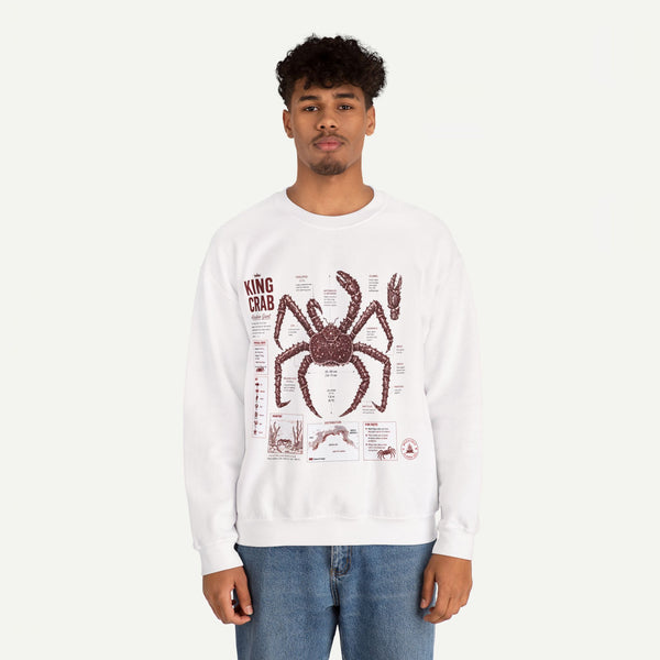King Crab Anatomy Sweatshirt