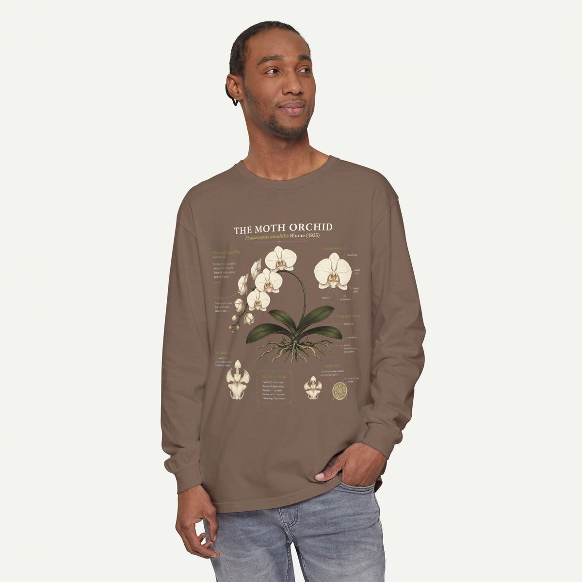 Orchid Anatomy Long Sleeve Tee