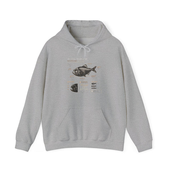 Blackfish Anatomy Hoodie – Fish Identification Diagram Sweatshirt