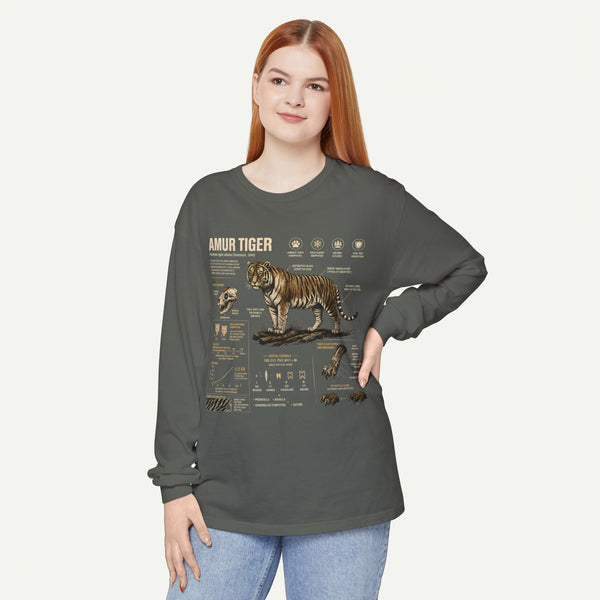 Amur Tiger Anatomy Long Sleeve Tee