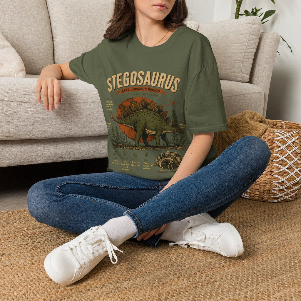 Stegosaurus Anatomy T-Shirt — Vintage Dinosaur Tee